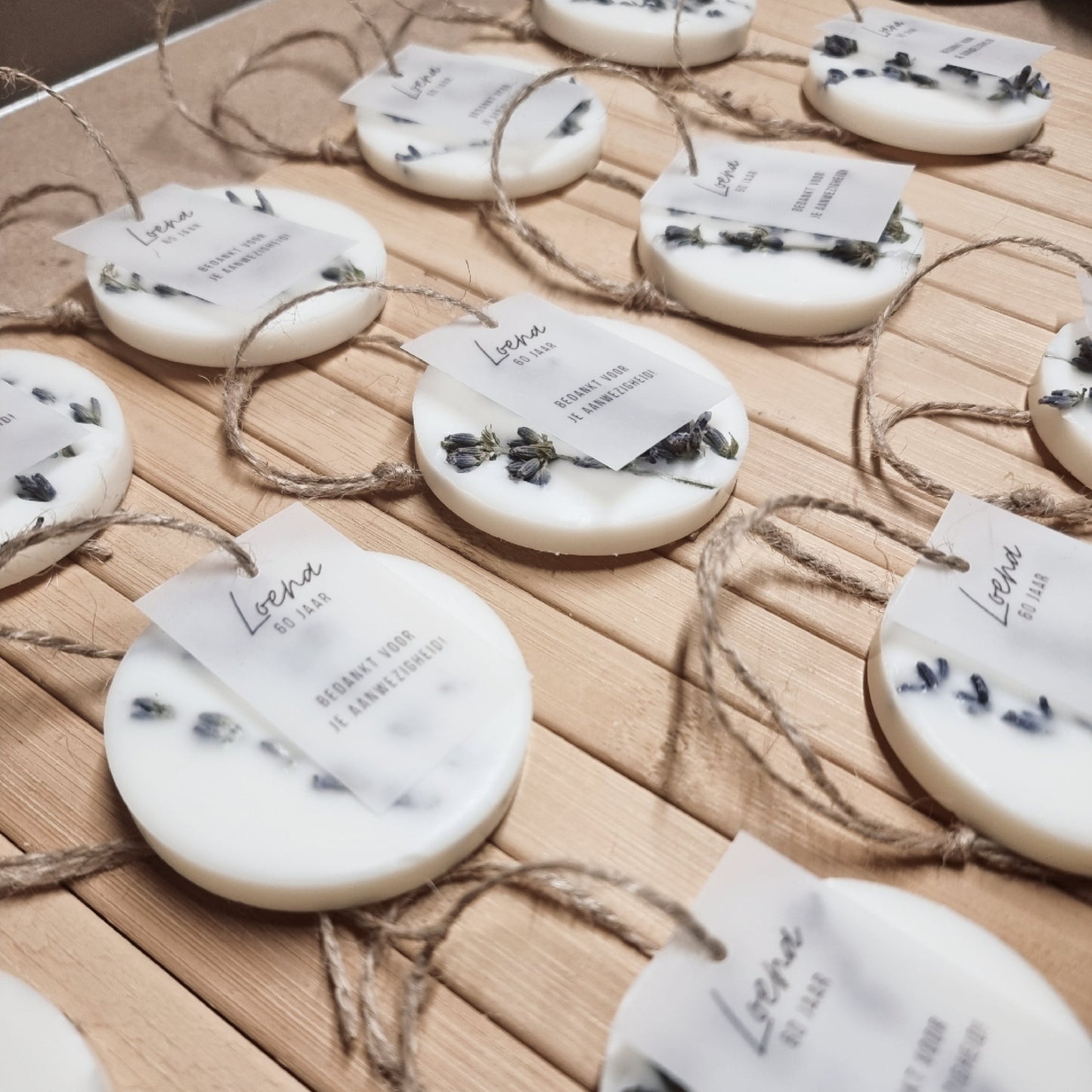 Lavendel/Rose Geurhanger Bedankjes