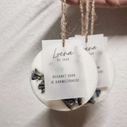 Lavendel/Rose Geurhanger Bedankjes