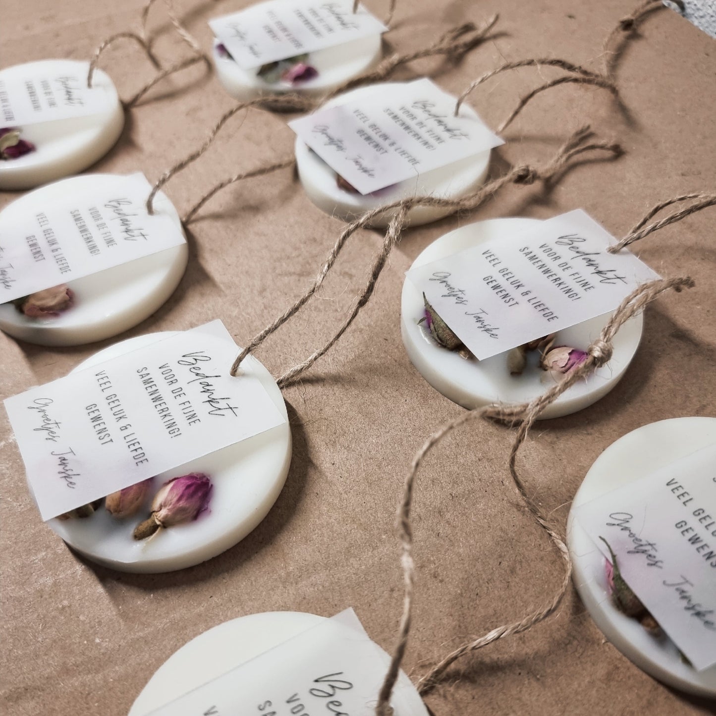 Lavendel/Rose Geurhanger Bedankjes