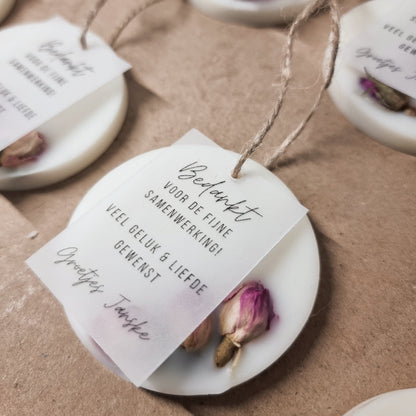 Lavendel/Rose Geurhanger Bedankjes