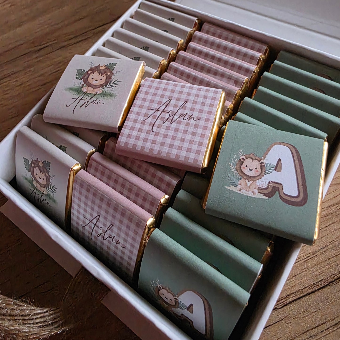Mini Chocobox Leeuw