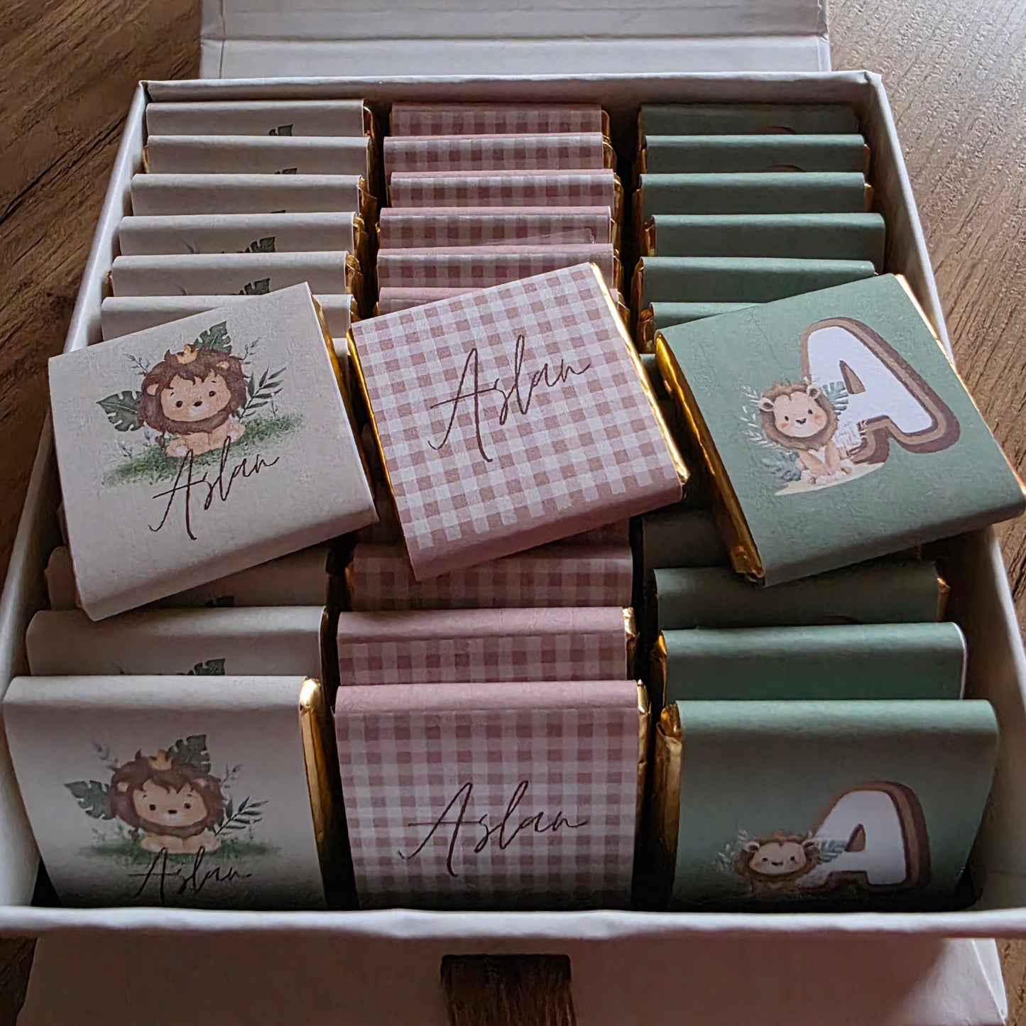 Mini Chocobox Leeuw