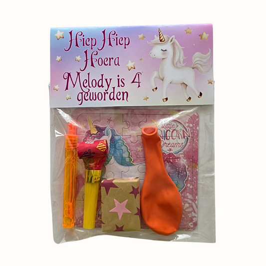 Unicorn Puzzel Traktatie