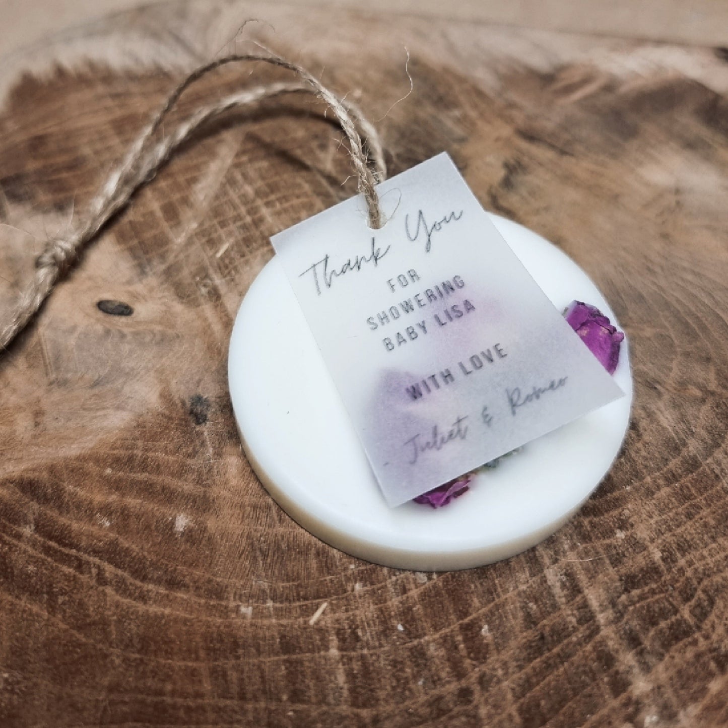 Lavendel/Rose Geurhanger Bedankjes